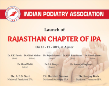 INDIAN PODIATRY ASSOCIATION CHAPTERS